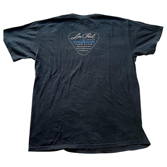 Vintage Les Paul Live The Iridium Jazz Club T Shirt - Picture 2 of 6